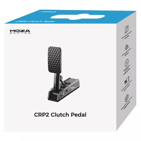 Pedale MOZA CRP2 Clutch Pedal, Negru, 2 image