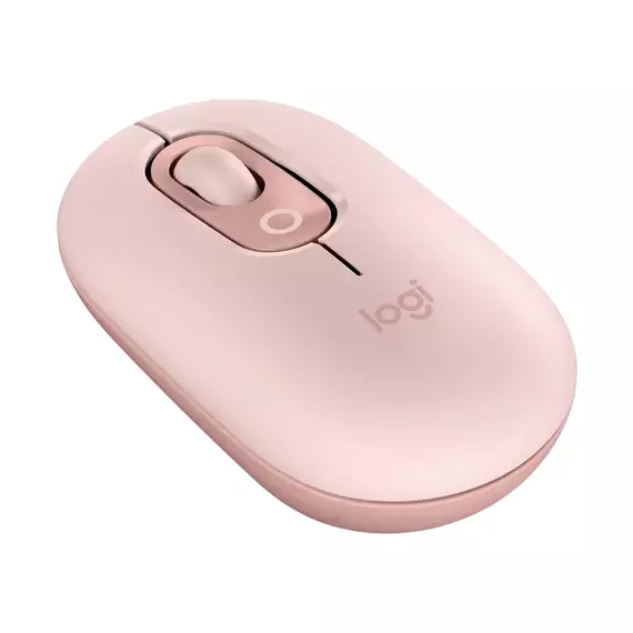 Mouse Wireless Logitech POP, Roz, 5 image