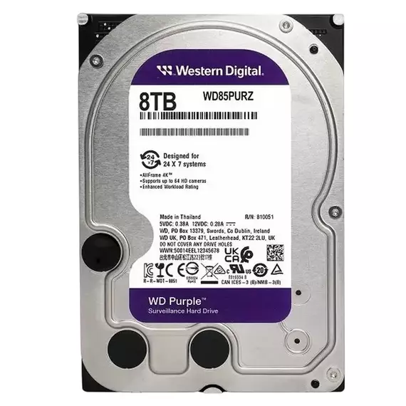 Unitate HDD Western Digital WD Purple, 3.5", 8 TB , 2 image