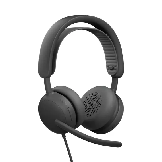 Căști Logitech Zone Wired 2, Grafit, 5 image