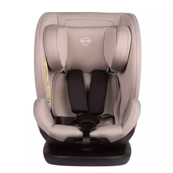 Scaun auto Caretero Securo, Grupa 0+/1/2/3 (0-36 kg), Gri deschis, 7 image