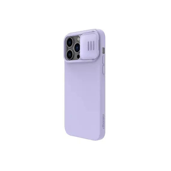 Husă Nillkin iPhone 14 Pro, CamShield Silky Silicone, Violet, 2 image