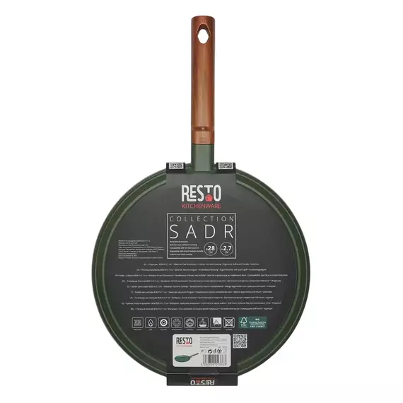 Tigaie pentru clătite RESTO 93712, 28cm, Verde, 6 image