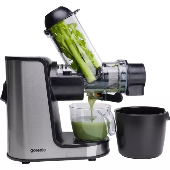 Storcător de fructe și legume Gorenje JC200BE, Gri | Negru, 4 image