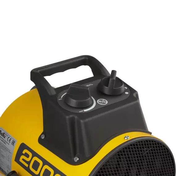 Pistol de căldură Ballu BHP-PE2-3, 3000W, Galben, 4 image