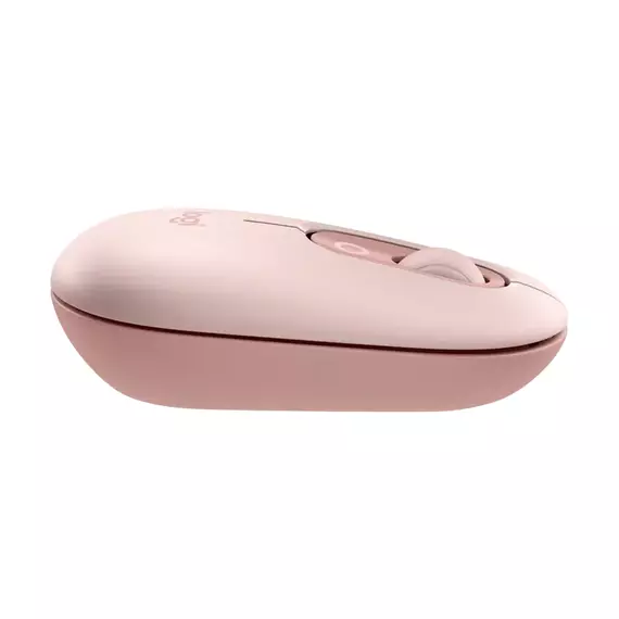 Mouse Wireless Logitech POP, Roz, 4 image