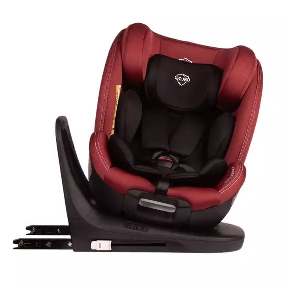 Scaun auto Caretero Securo, Grupa 0+/1/2/3 (0-36 kg), Bordo, 7 image