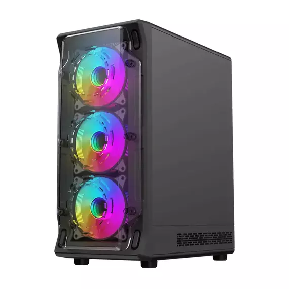 Carcasă PC Gamemax Starlight 2 AB, Midi-Tower, Fără PSU, Negru, 4 image