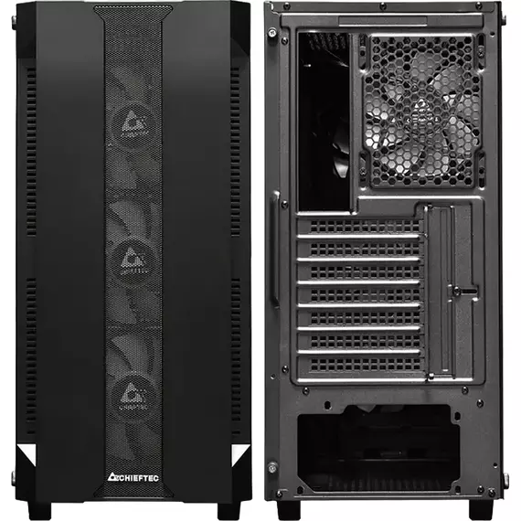 Carcasă PC Chieftec GS-01B-OP, Midi-Tower, ATX, Negru, 5 image