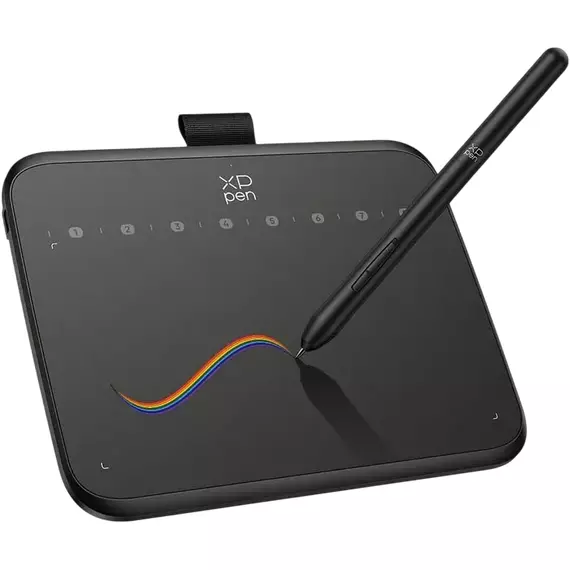 Graphic Tablet XP Pen DECO 640, 60°, 16384 Levels, 6.3” × 3.54”, 5080 LPI, 220RPS, Reading Height 10, 5 image