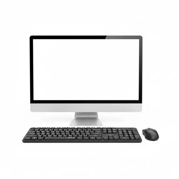 Wireless Keyboard & Mouse Gembird Silent key Pro Business KBS-WMS-01-CYRL, Slim , 5000dpi, 6 buttons, 6 image