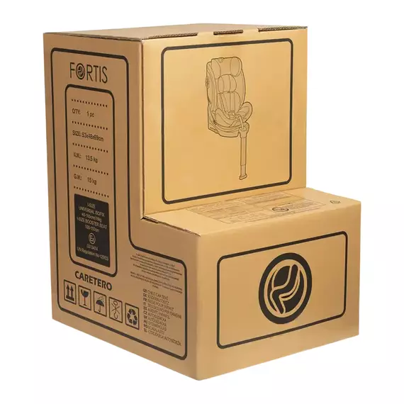 Scaun auto Caretero Fortis i-Size, Grupa 0+/1/2/3 (0-36 kg), Emerald, 4 image