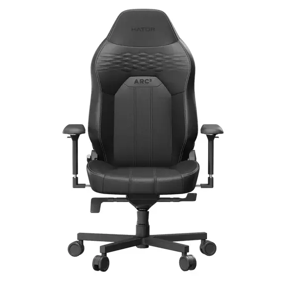 Scaun Gaming HATOR Arc 3 S, PU Piele, Negru, 2 image