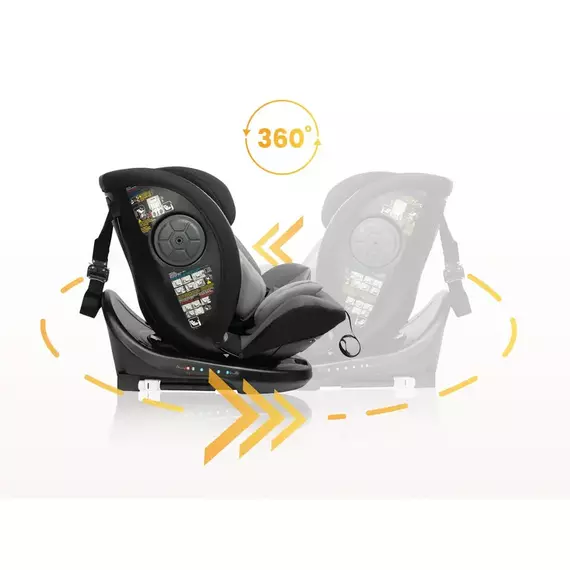 Scaun auto Caretero Mokki i-Size, Grupa 0+/1/2/3 (0-36 kg), Bej, 7 image