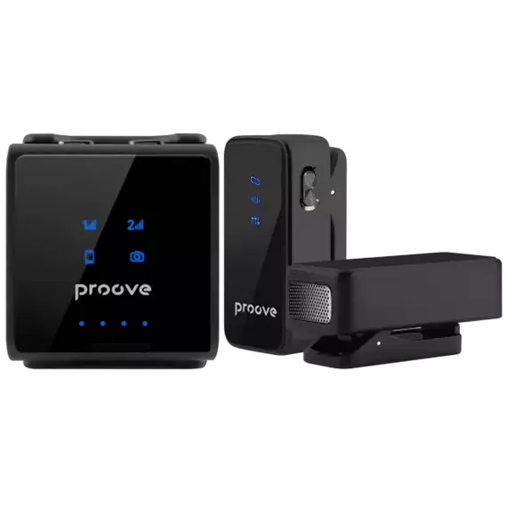 Microphone Wireless Microphone System Proove ToneLine (Lightning / Type-C / AUX), Black, 2 image