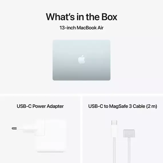 NB Apple MacBook Air 13.6" Z1L9000BT Sky Blue (M5 16Gb 512Gb) 70W charger, 2 image