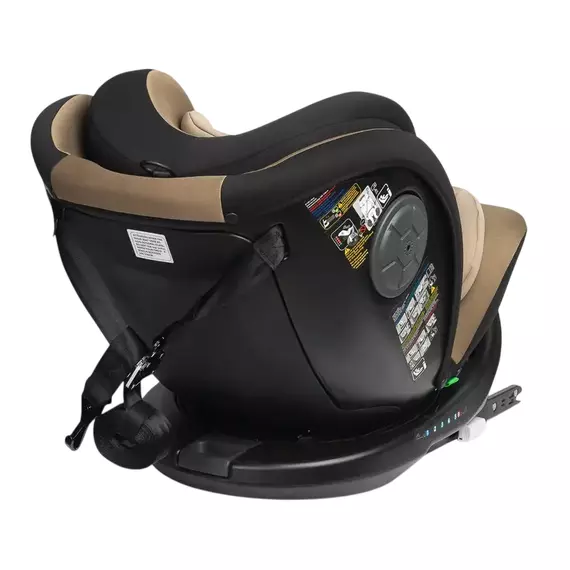 Scaun auto Caretero Mokki i-Size, Grupa 0+/1/2/3 (0-36 kg), Bej, 4 image