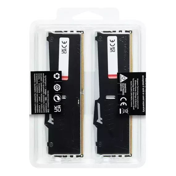 Memorie RAM Kingston FURY Beast RGB, DDR5 SDRAM, 6800 MHz, 32GB, KF568C34BBEAK2-32, 8 image