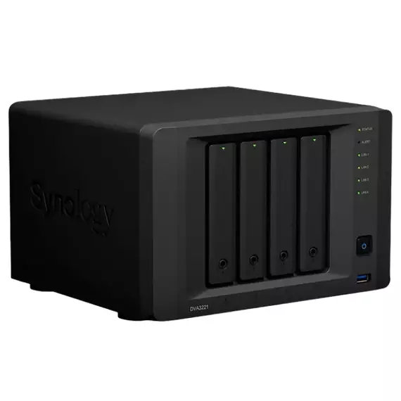 Stocare atașată la rețea SYNOLOGY DVA3221, Negru, 3 image