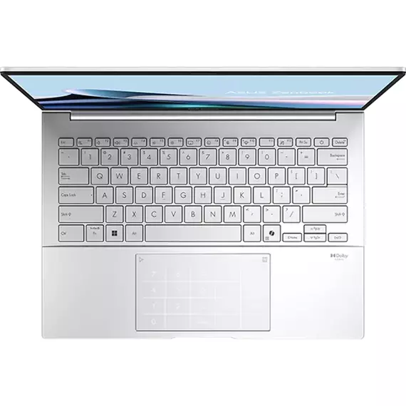Laptop 14" ASUS Zenbook 14 UX3405CA, Foggy Silver, Intel Core Ultra 5 225H, 16GB/512GB, Windows 11 Home, 4 image