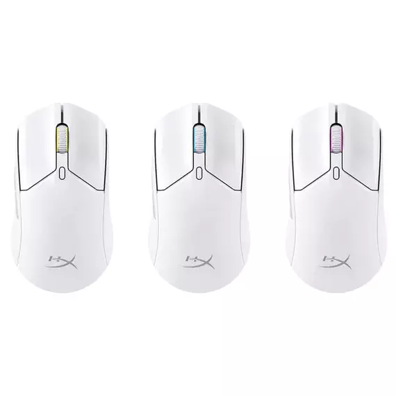 Gaming Mouse HyperX Pulsefire Haste 2 Wireless, Alb, 5 image