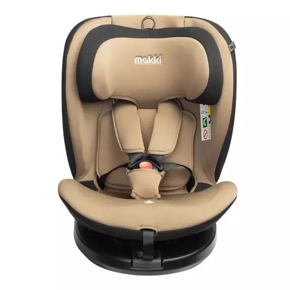 Scaun auto Caretero Mokki i-Size, Grupa 0+/1/2/3 (0-36 kg), Bej, 3 image