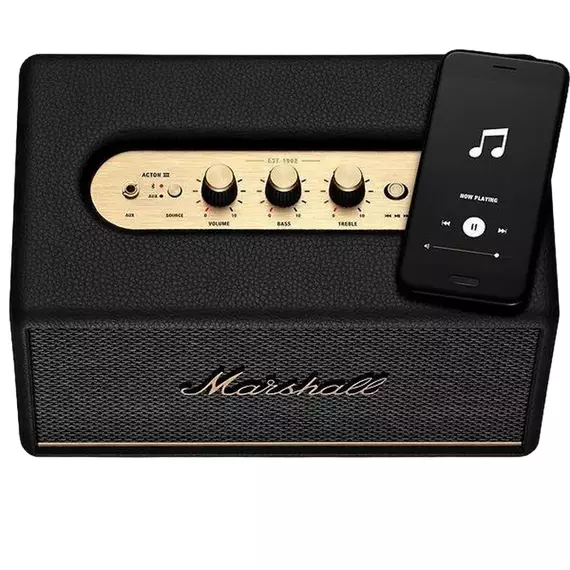 Difuzor Bluetooth Marshall Acton III, Negru, 3 image