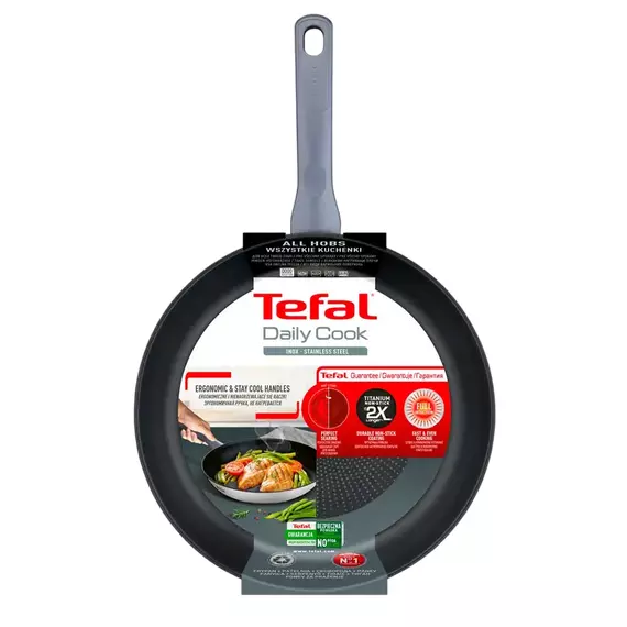 Tigaie Tefal G7300555, 26cm, Oțel inoxidabil, 3 image