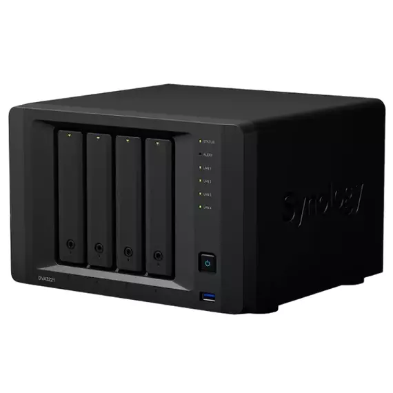 Stocare atașată la rețea SYNOLOGY DVA3221, Negru, 5 image