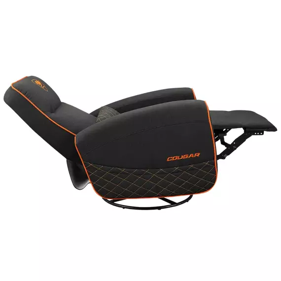 Scaun Gaming Cougar FIDOM, Imitație de in, Negru | Portocaliu, 5 image