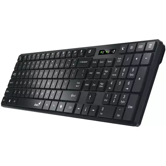 Set Tastatură + Mouse Genius SlimStar 8250, Fără fir, Negru, 5 image