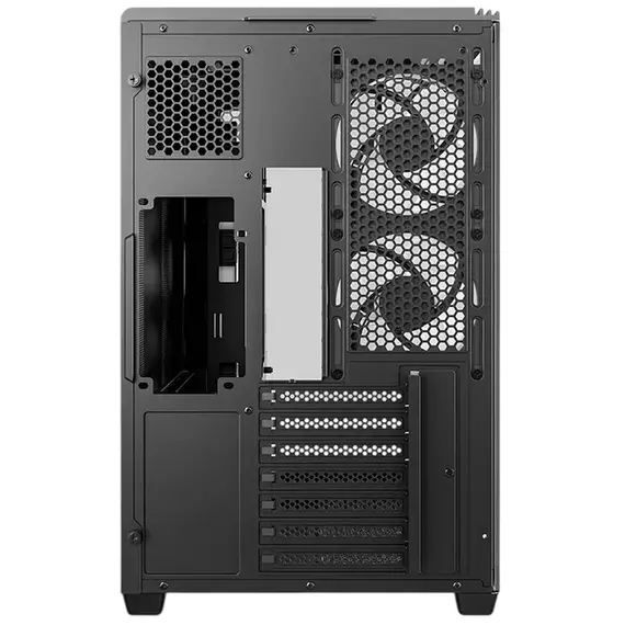 Case ATX Deepcool CG590U 5F, w/o PSU,3x120side 2x120rear ARGB PWM, 2xUSB3.0, 1xTypeC, Curved-Glass P, 3 image