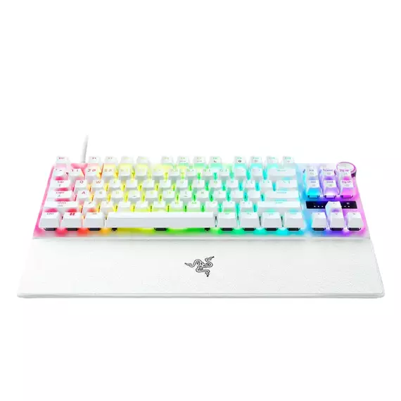 Tastatură Razer Huntsman V3 Pro TKL 8KHz, Cu fir, Alb, 2 image