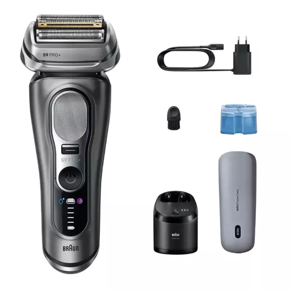 Aparat de ras electric Braun Series 9 Pro+ 9675cc, Argintiu, 3 image