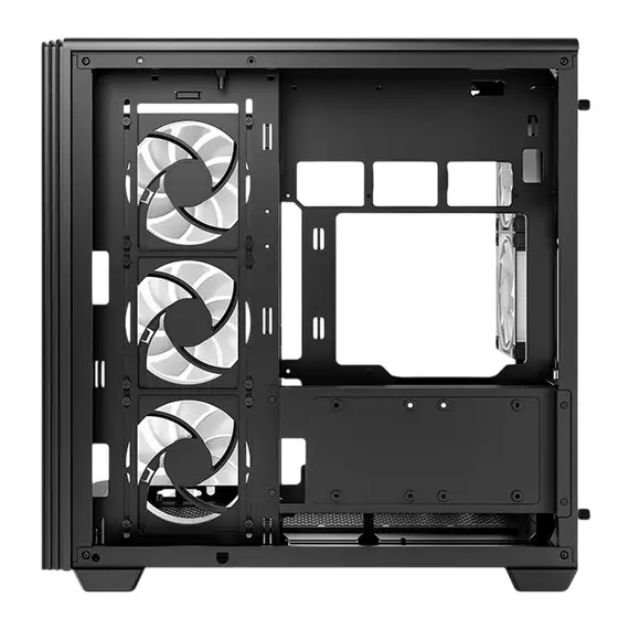 Case ATX Deepcool CG590U 5F, w/o PSU,3x120side 2x120rear ARGB PWM, 2xUSB3.0, 1xTypeC, Curved-Glass P, 6 image