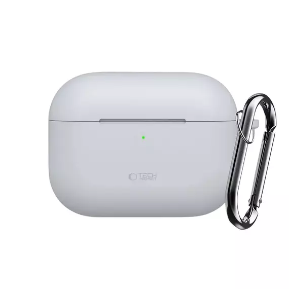 Husă pentru Airpods Tech Protect Hook Apple Airpods Pro 3, Crayon Grey, 3 image