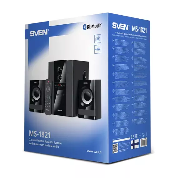 Sistem audio 2.1 CH SVEN MS-1821, Negru, 6 image