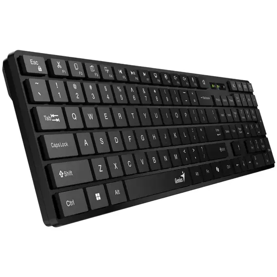 Set Tastatură + Mouse Genius SlimStar 8250, Fără fir, Negru, 2 image