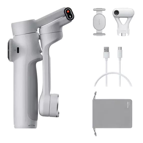 Selfie Stick Insta360 Flow 2 AI Tracker Bundle, Gri, 5 image