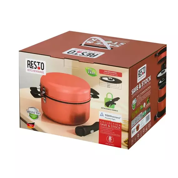 Set de vase RESTO 95801, Cafeniu, 5 image