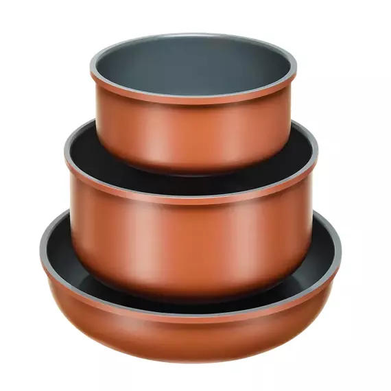Set de vase RESTO 95801, Cafeniu, 4 image