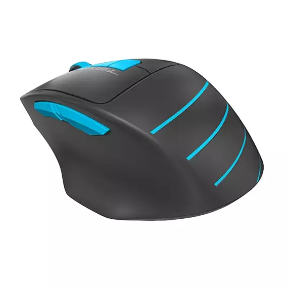 Mouse Wireless A4Tech FG30S, Gri/Albastru, 3 image