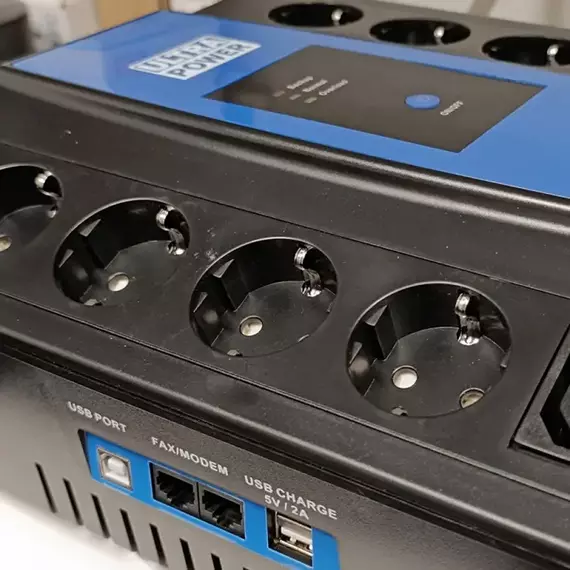 Sursă de alimentare neîntreruptibilă Ultra Power U-650, 650VA, Turn, 4 image