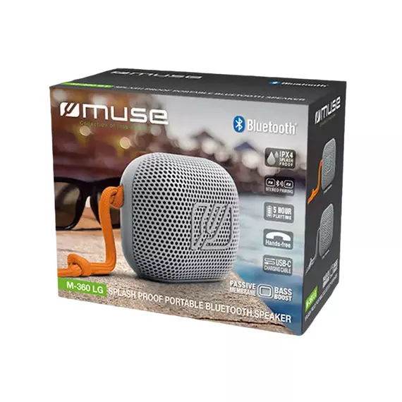 Boxă portabilă MUSE M-360 LG, Gri, 4 image