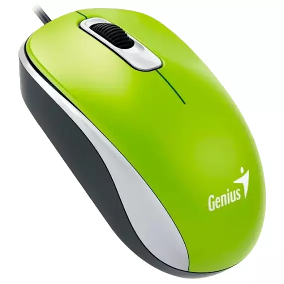 Mouse Genius DX-110, Verde, 3 image