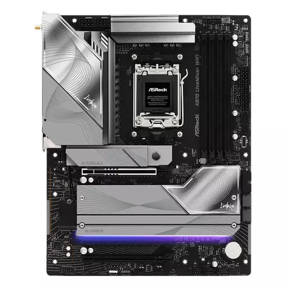 Placă de bază ASRock X870 LIVEMIXER WIFI, AM5, AMD X870, ATX, 5 image