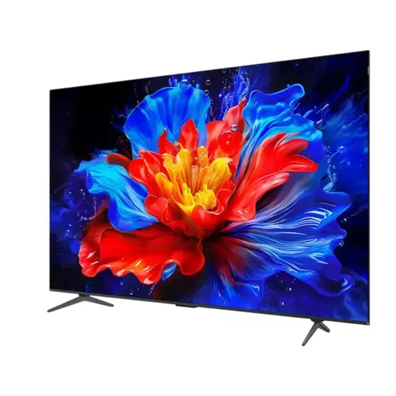 85" QLED SMART TV TCL 85T8C, 3840x2160 4K UHD, Google TV, Negru, 2 image