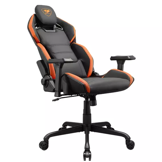 Scaun Gaming Cougar Hotrod, PU Piele, Negru | Portocaliu, 7 image