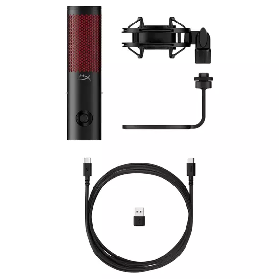 Microfon Gaming HyperX QuadCast 2, Cu fir, Negru, 3 image