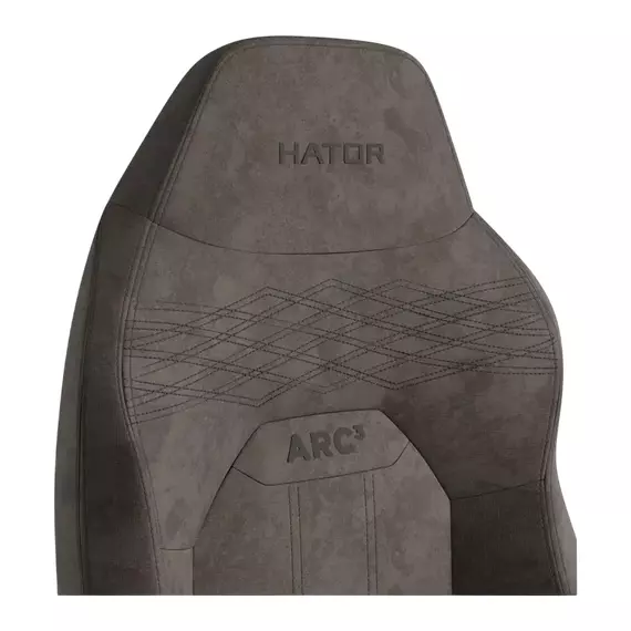 Scaun Gaming HATOR Arc 3 L, Velur, Milk Shake, 3 image